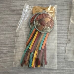 Genuine Leather Fringe Earrings